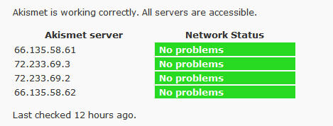 Akismet Web Server