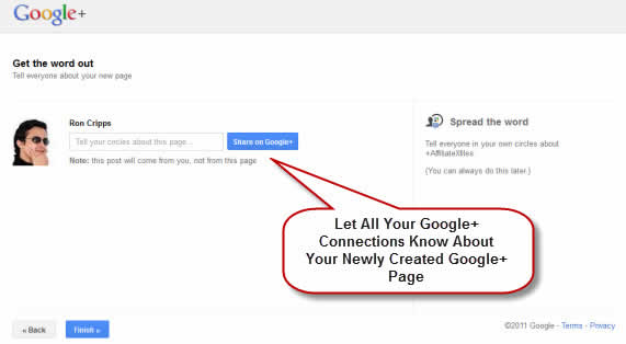 Promoting Your Google Plus One Page