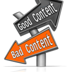 good content vs bad content